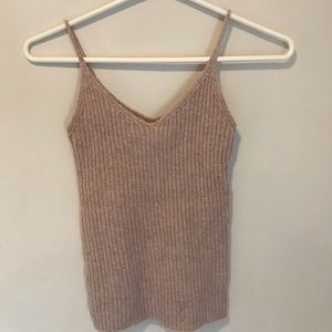 american eagle ripped knitted tank top!